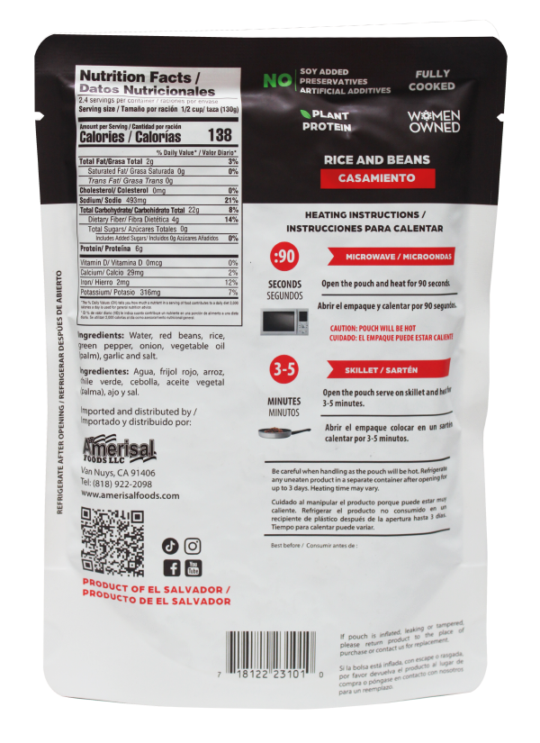 Perla Rice and Beans (Casamiento) 10 oz