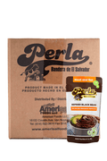 Perla Frijoles Negros Refritos, 14oz (Caja de 20)